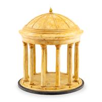 A Painted Wood Model of a Rotunda