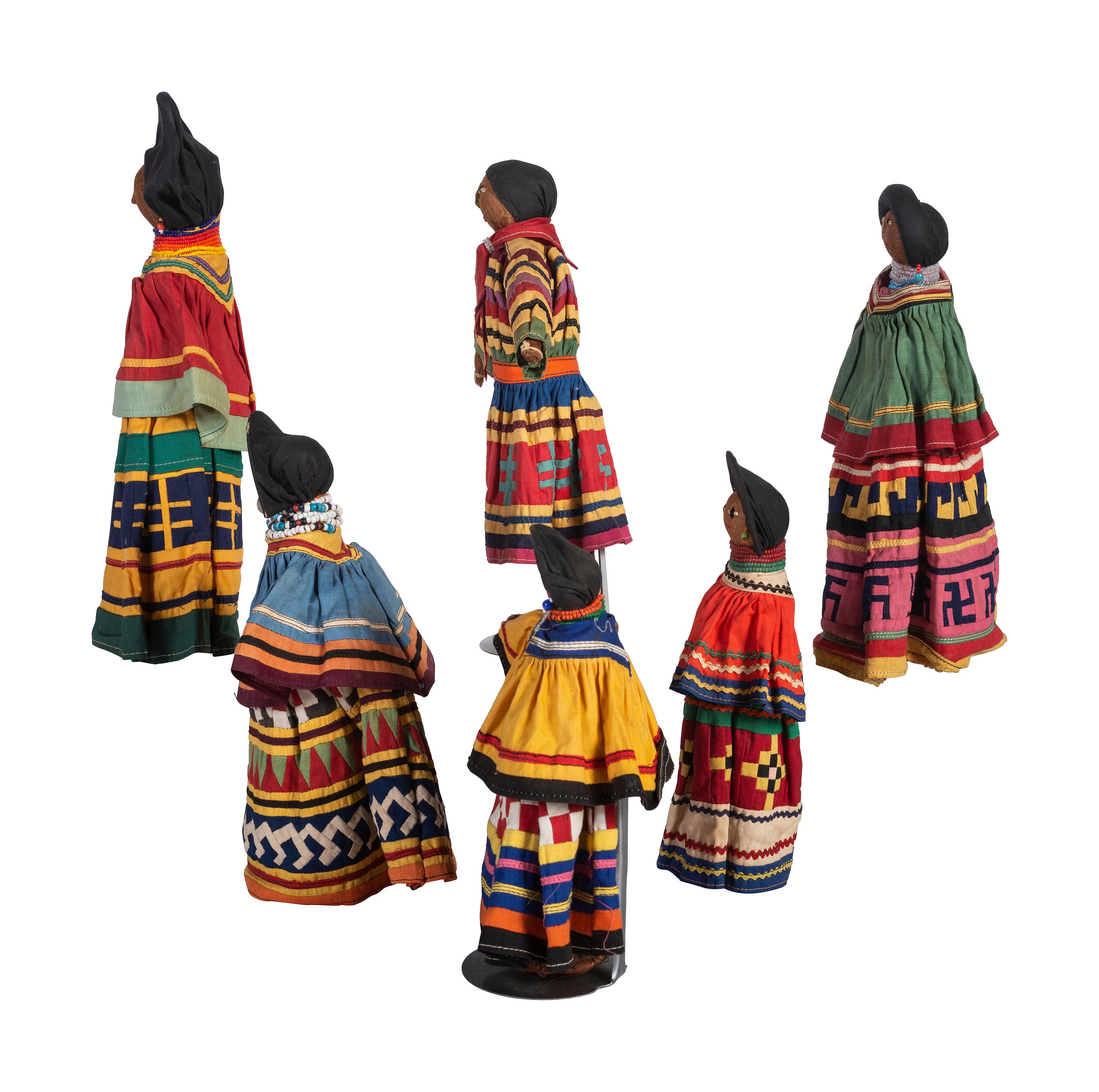 Family of Seminole Dolls