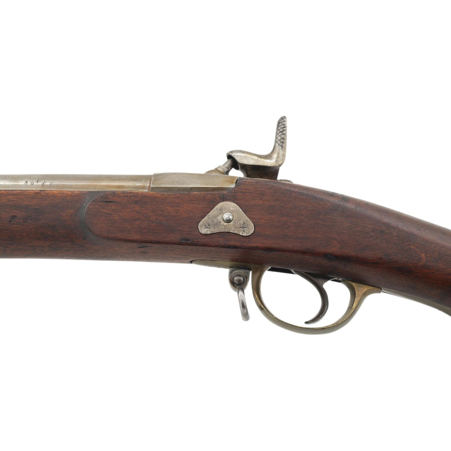 Russian Percussion Military Style Rifle Dated 1865