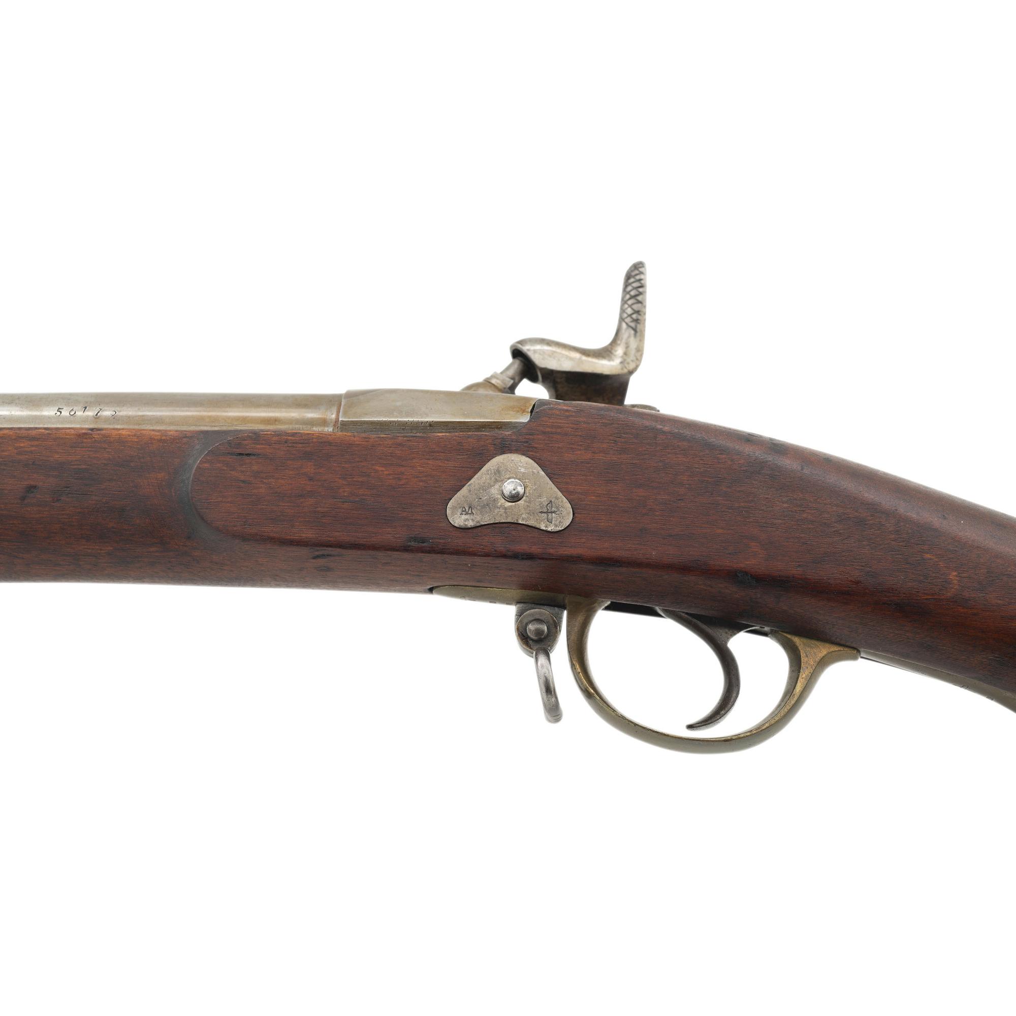 Russian Percussion Military Style Rifle Dated 1865