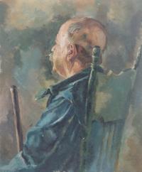Study of Seated Man