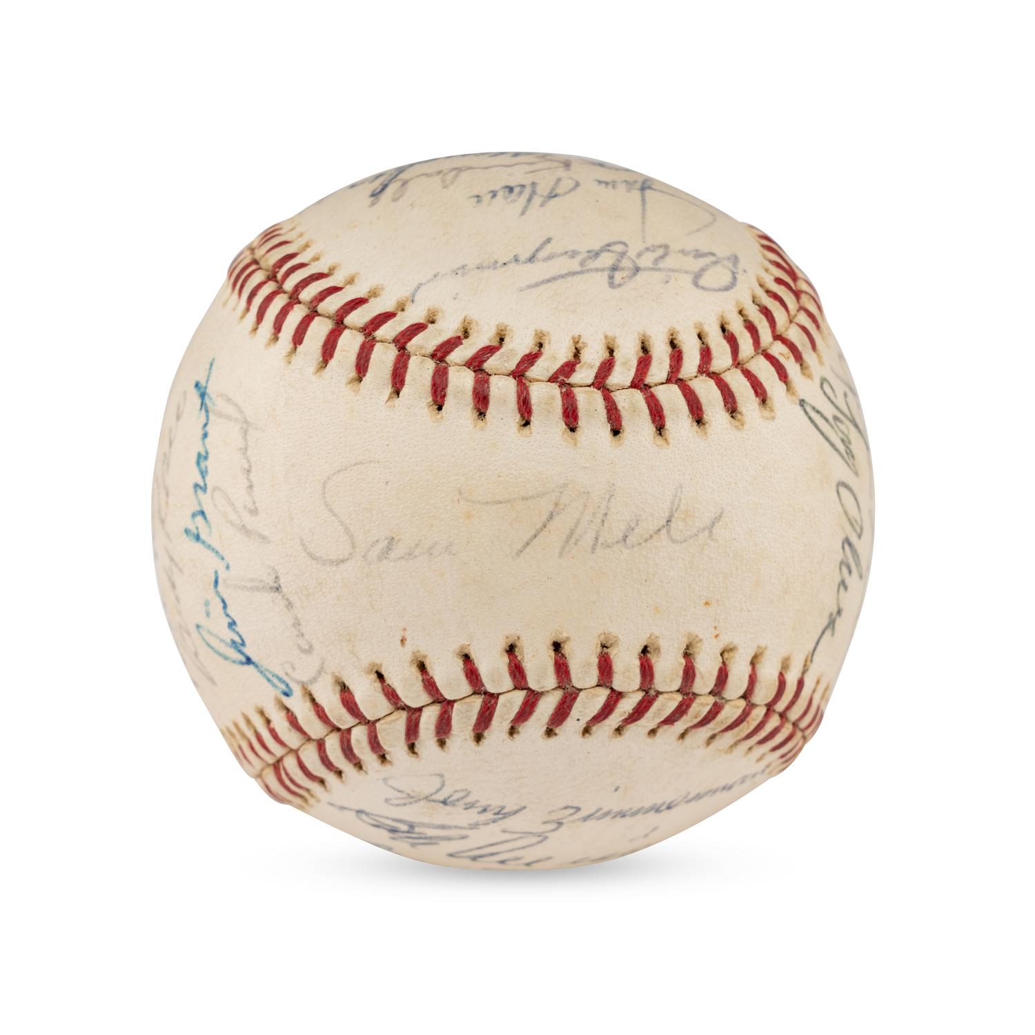 A 1965 Minnesota Twins Team Signed Autograph Baseball Including Harmon Killebrew (JSA Letter of Authenticity),