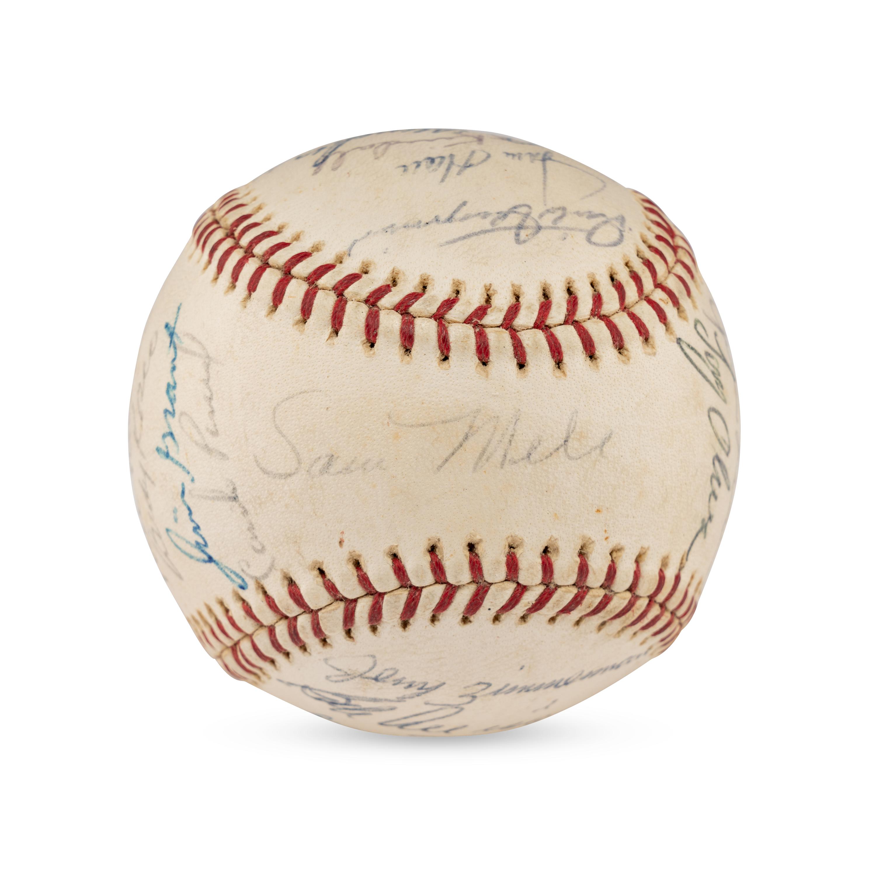 A 1965 Minnesota Twins Team Signed Autograph Baseball Including Harmon Killebrew (JSA Letter of Authenticity),