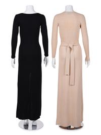 Two Adolfo Knit Dresses, 1970s