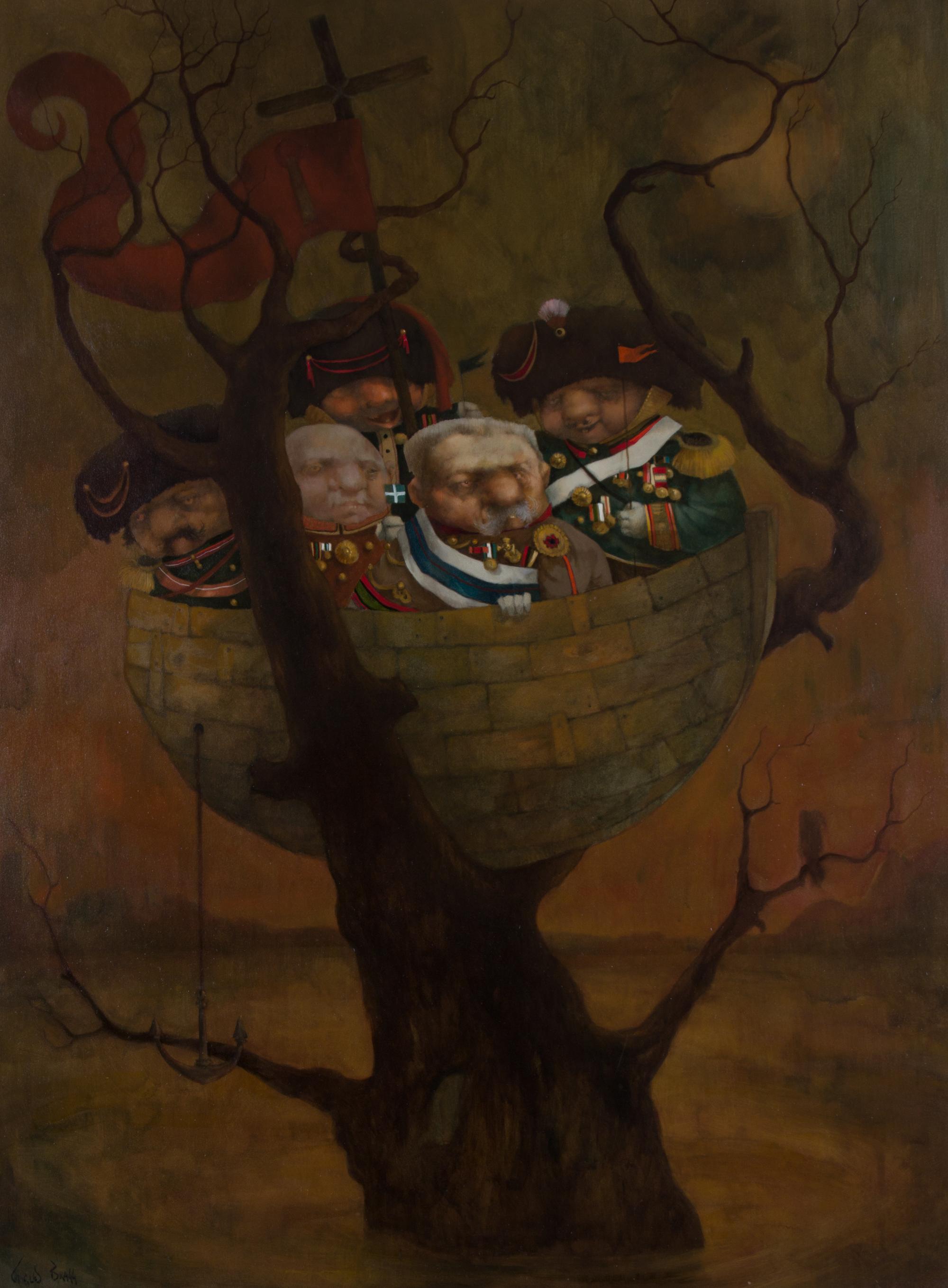 Charles Bragg, (American, b. 1931), Ship of Fools