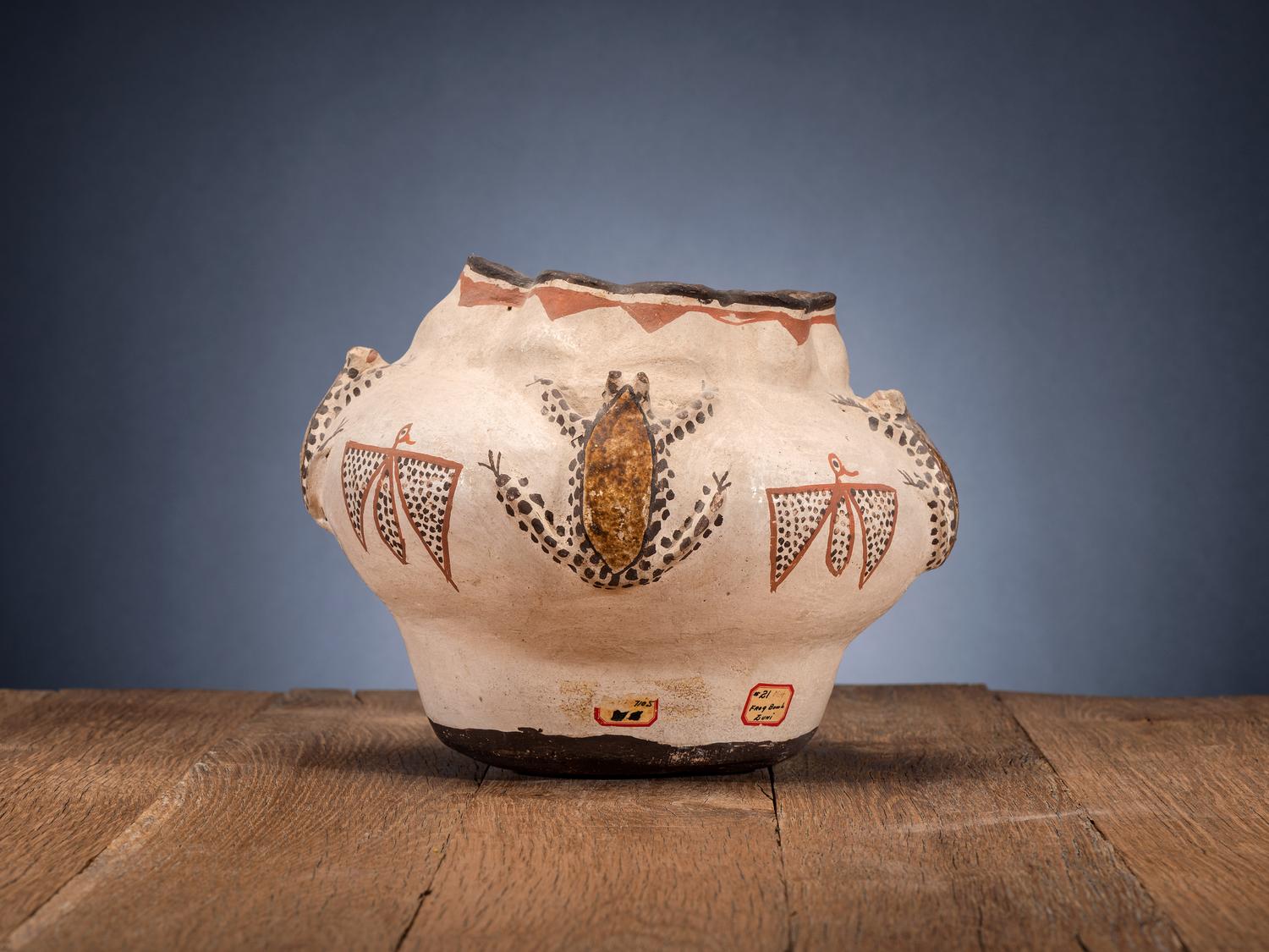 Zuni Polychrome Frog Jar