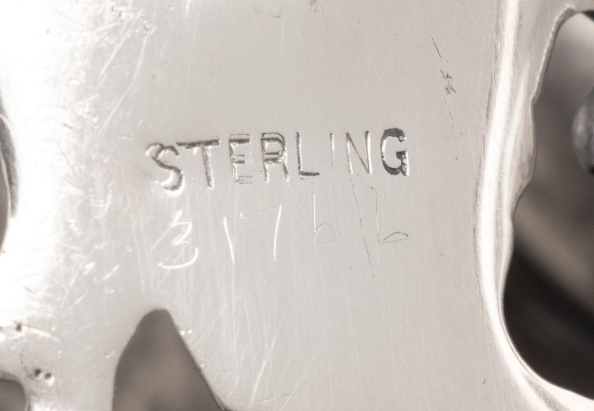 A Pair of American Silver Tazze