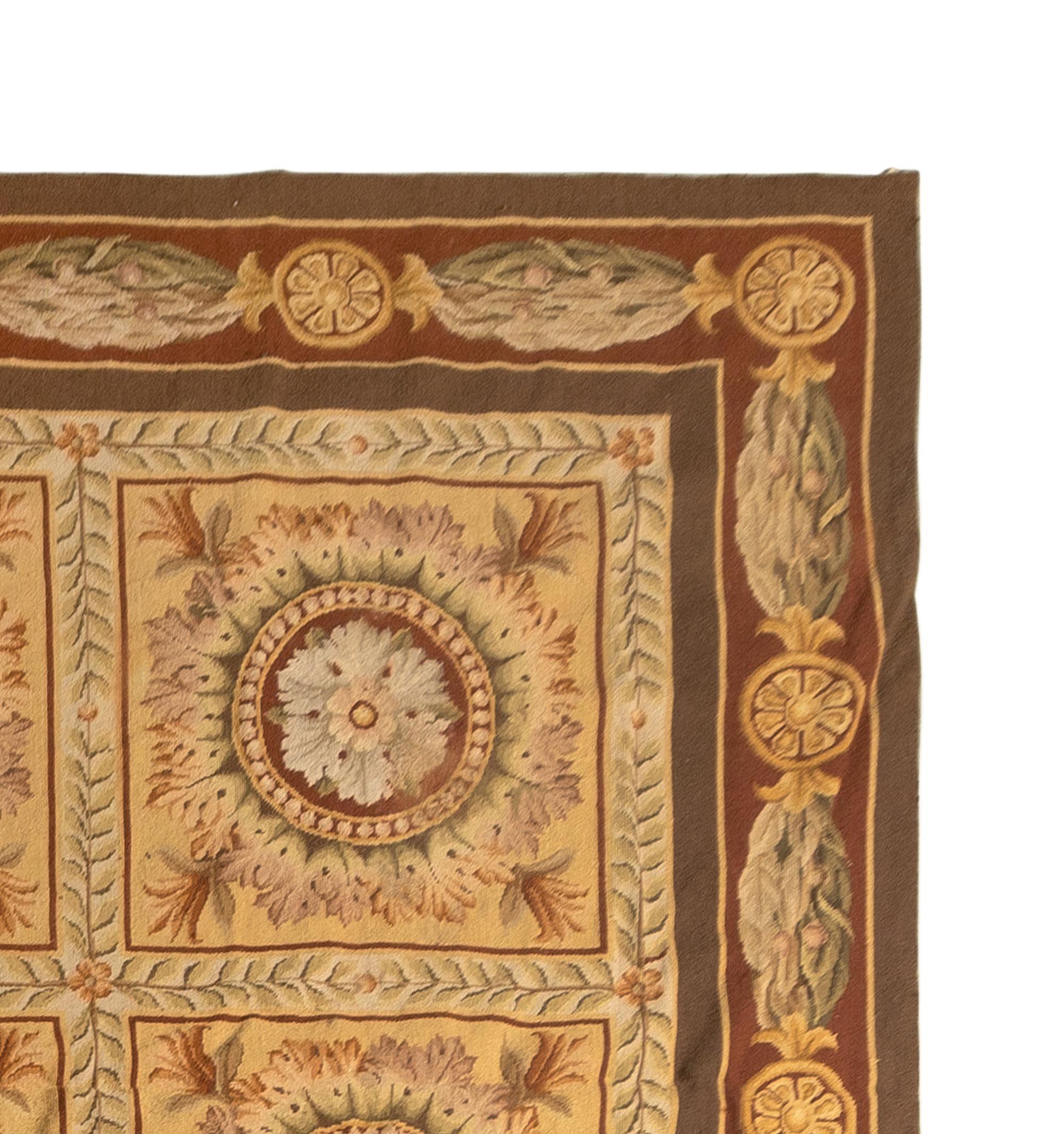 A Savonnerie Style Wool Carpet