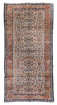 A Bakshayesh Wool Rug 8 feet x 4 feet 2 inches.