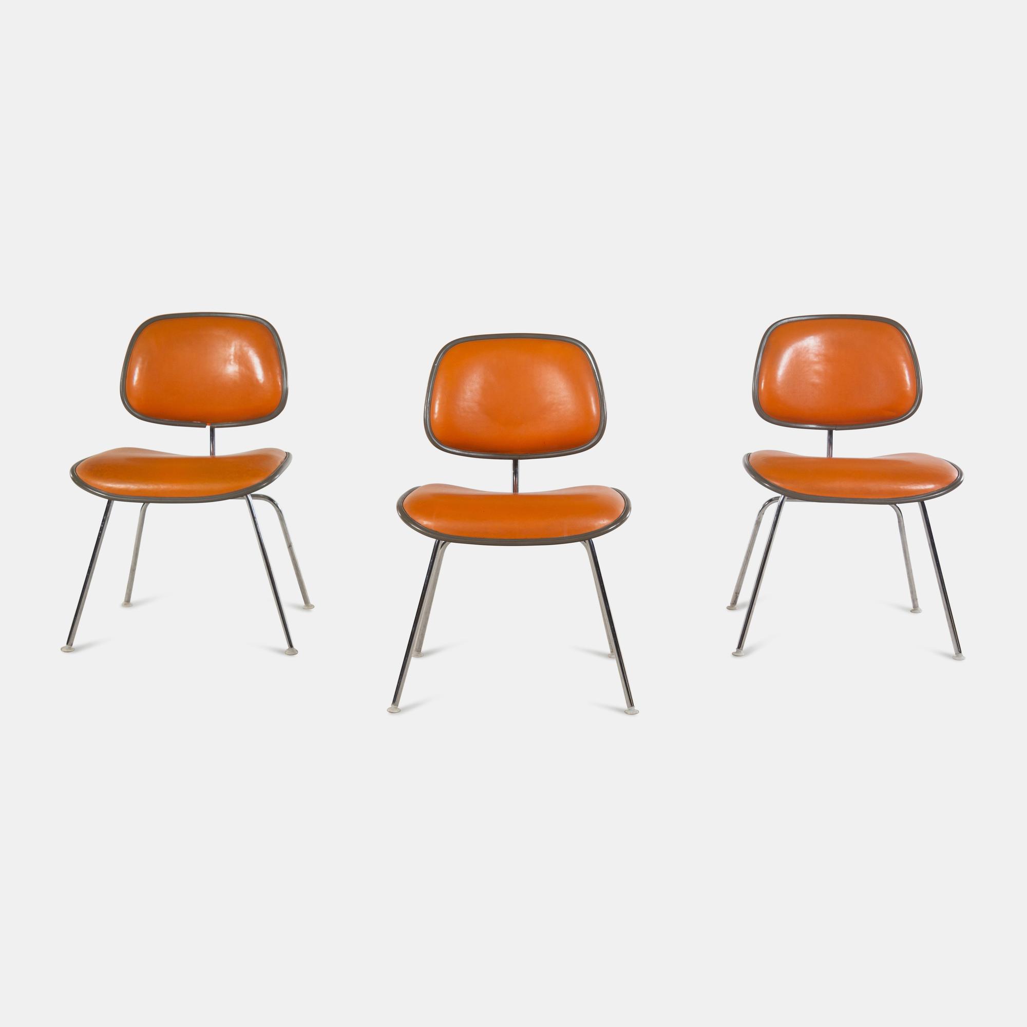 Three DCM Side Chairs Herman Miller, USA