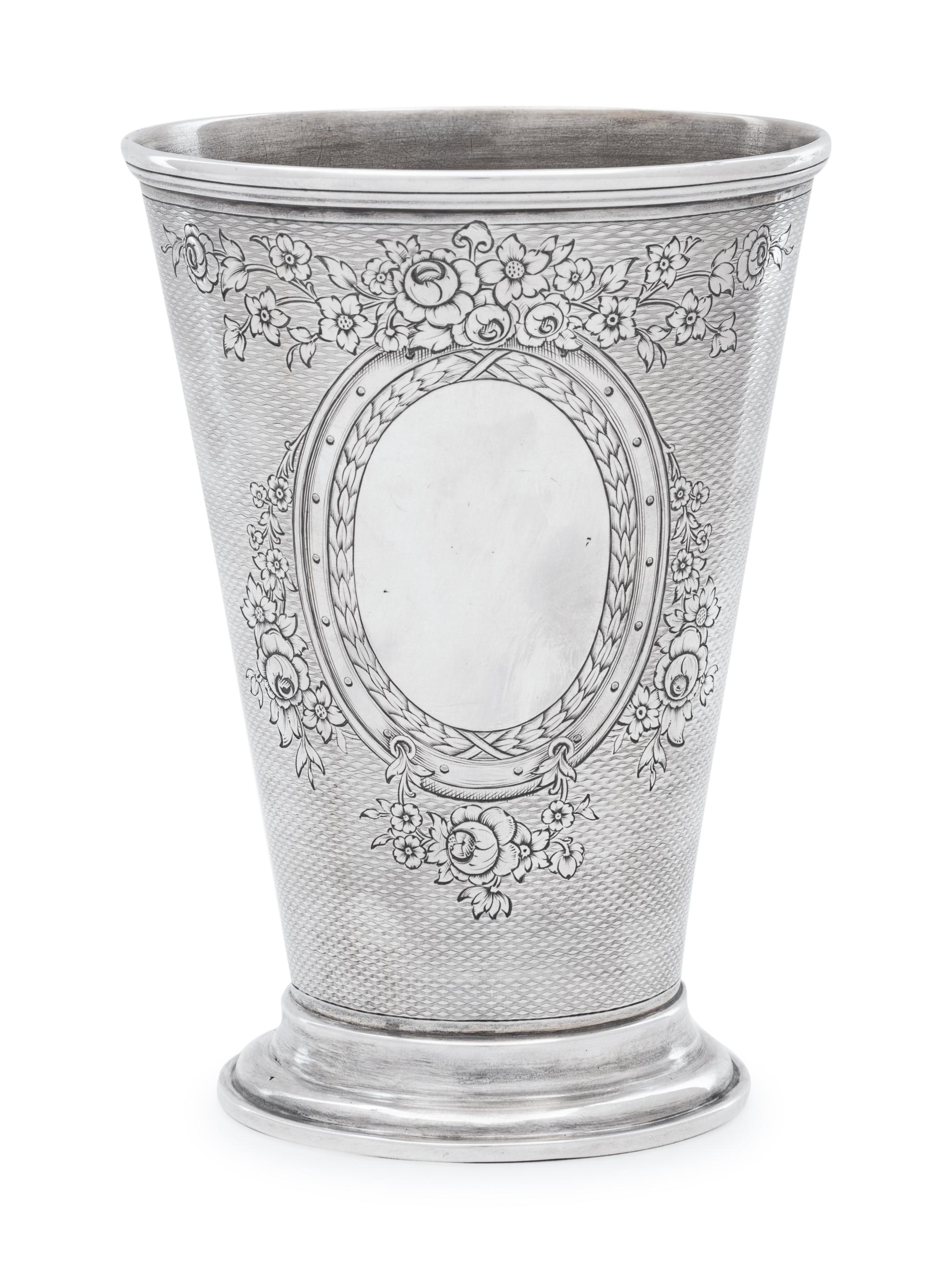 A Russian Silver Beaker