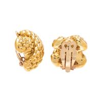 FOPE, YELLOW GOLD EARCLIPS