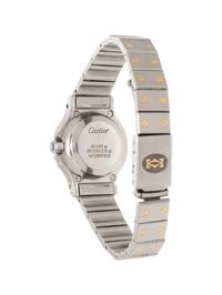 CARTIER, STAINLESS STEEL AND YELLOW GOLD 'SANTOS RONDE' WATCH