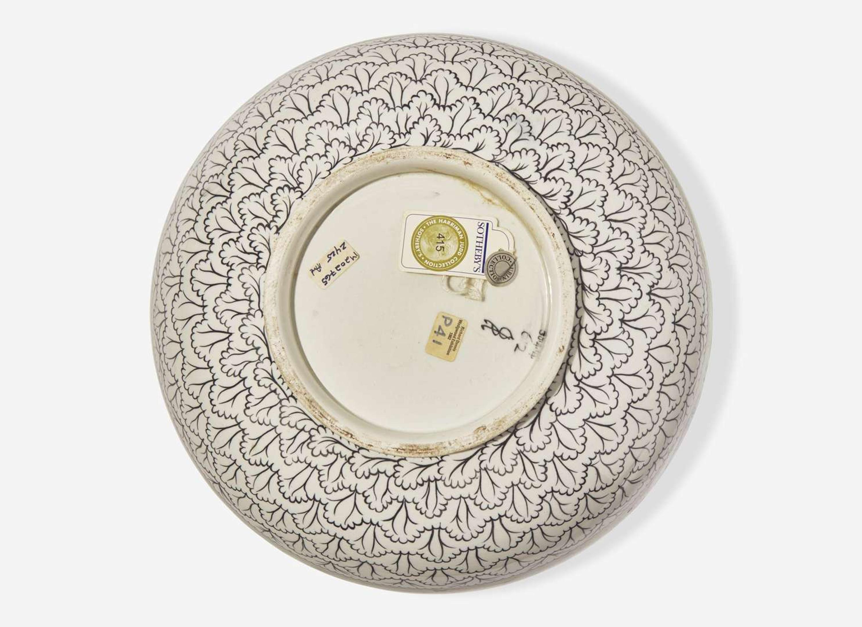 A Large Wedgwood Alfred Powell Decorated Punch Bowl, UK, 1914