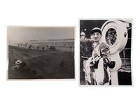[EARLY PHOTOGRAPHY]. A large group of early photographs incl. equestrian and logging views.