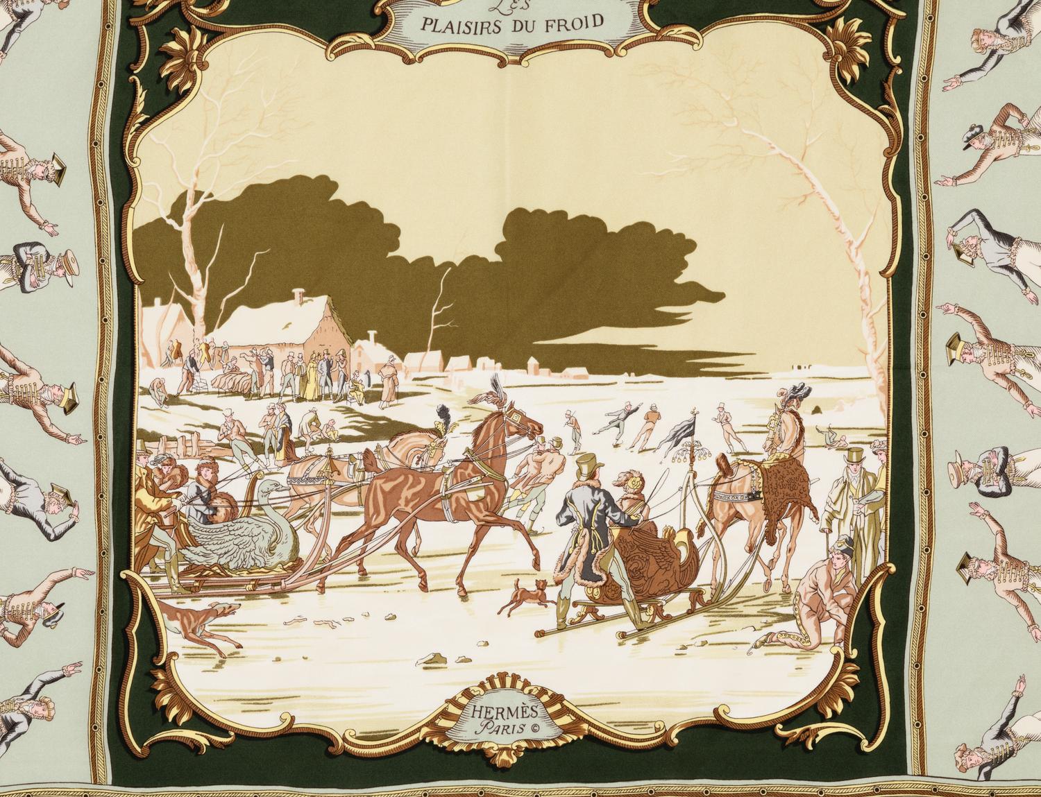 Hermès 90cm Silk Scarf