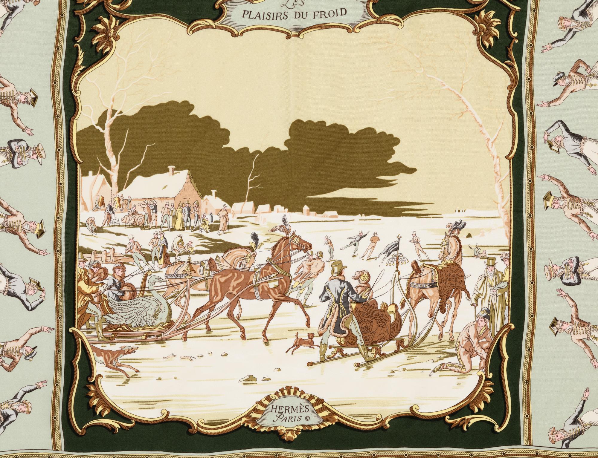Hermès 90cm Silk Scarf