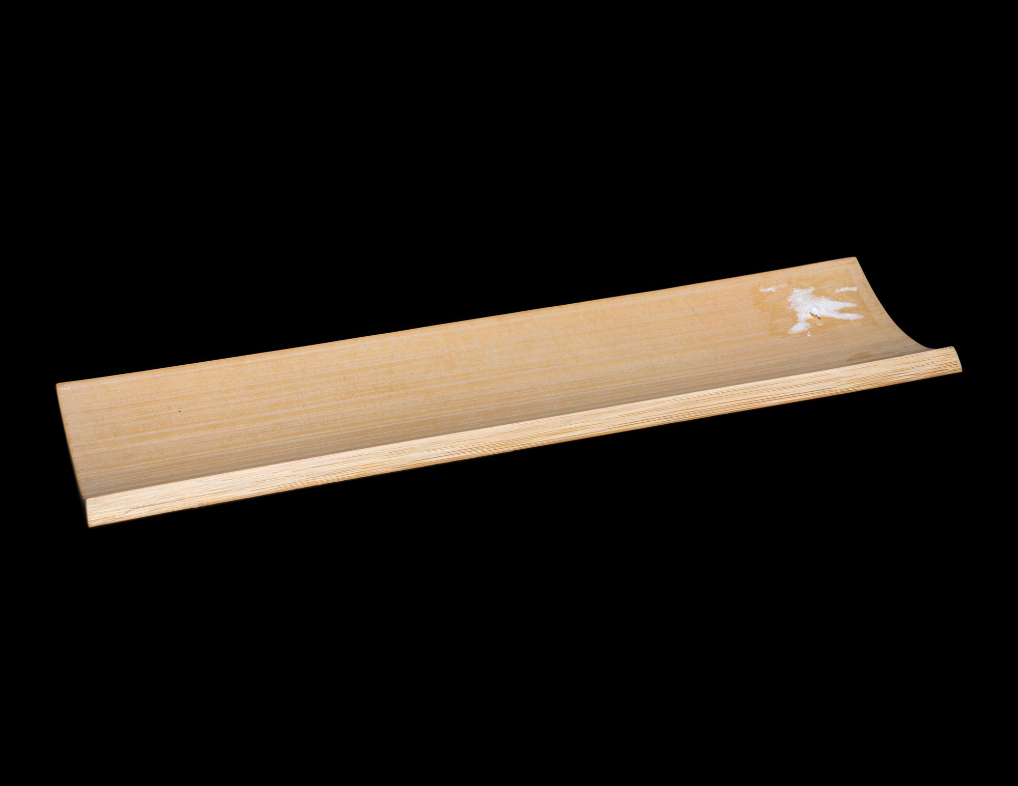 A Chinese Carved Bamboo Wrist Rest