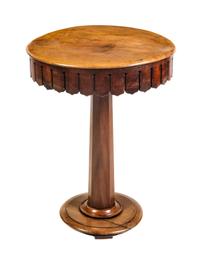 A Regency Mahogany Side Table Height 26 x diameter of top 20 inches. — 19TH CENTURY