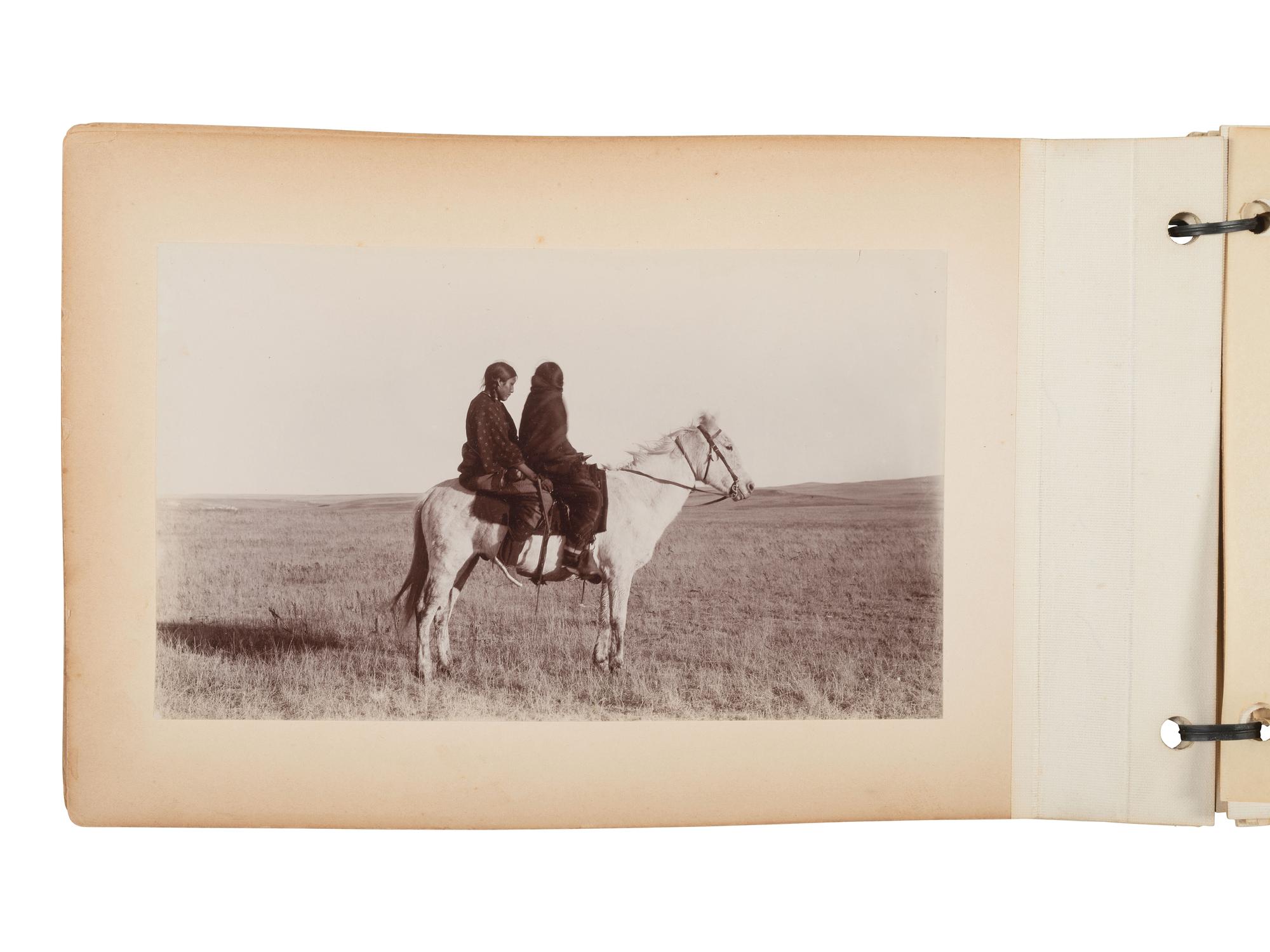 ANDERSON, J.A. (1869-1948), photographer. Unbound album containing 22 photographs of Rosebud Agency, South Dakota, ca 1890s.