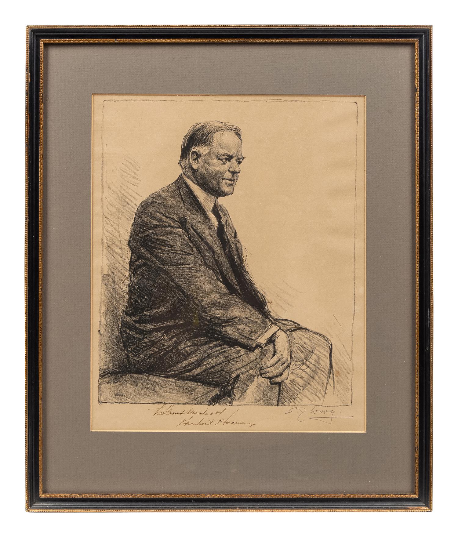 [WORLD LEADERS]. A group of 9 framed items, many signed, by various literary, political, and scientific figures of the 19th and 20th centuries, comprising: