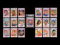 A Group of 19 1984 Donruss Diamond Kings Signed Autograph Baseball Cards,