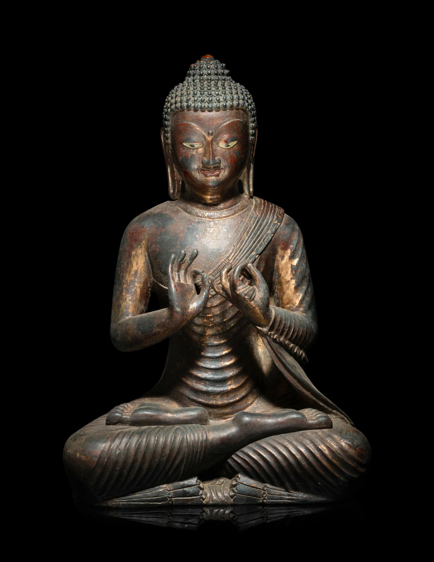 A Chinese Bronze Figure of Buddha