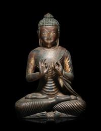 A Chinese Bronze Figure of Buddha