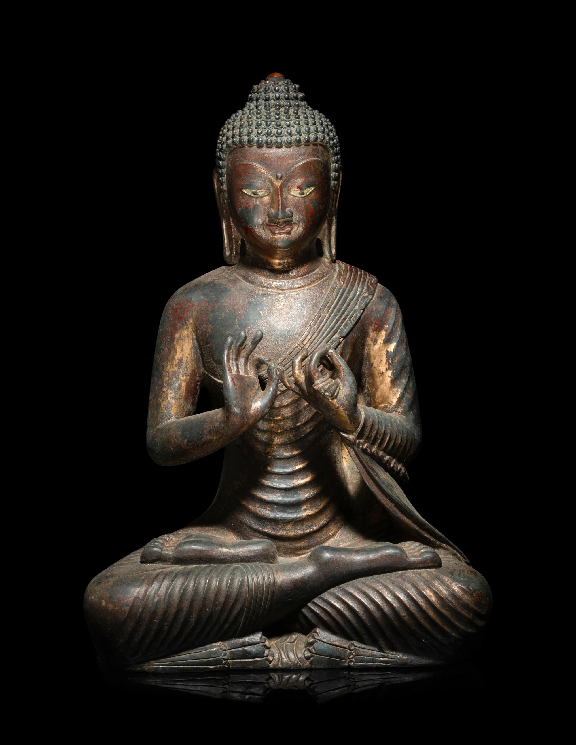 A Chinese Bronze Figure of Buddha
