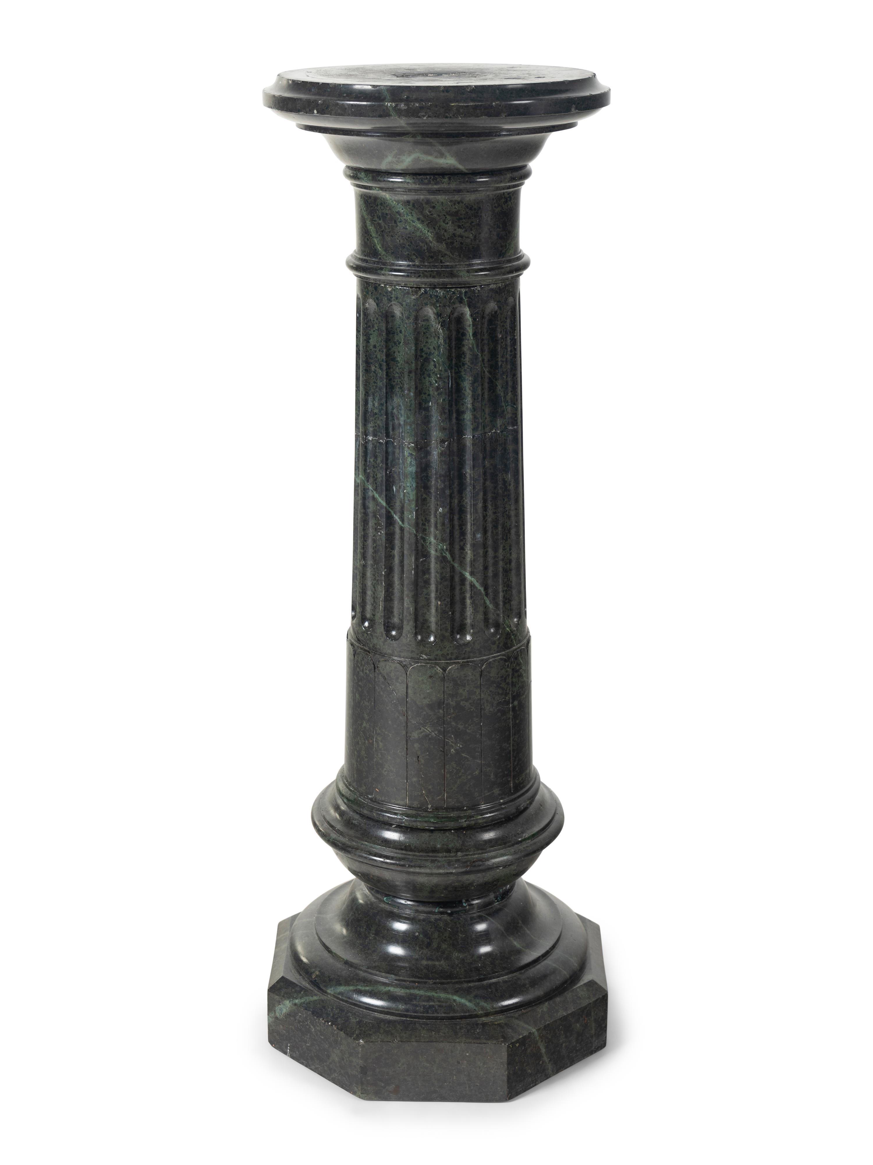 A Continental Marble Pedestal