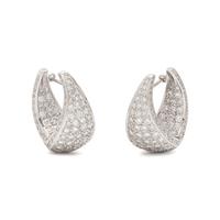 WHITE GOLD AND DIAMOND EARRINGS