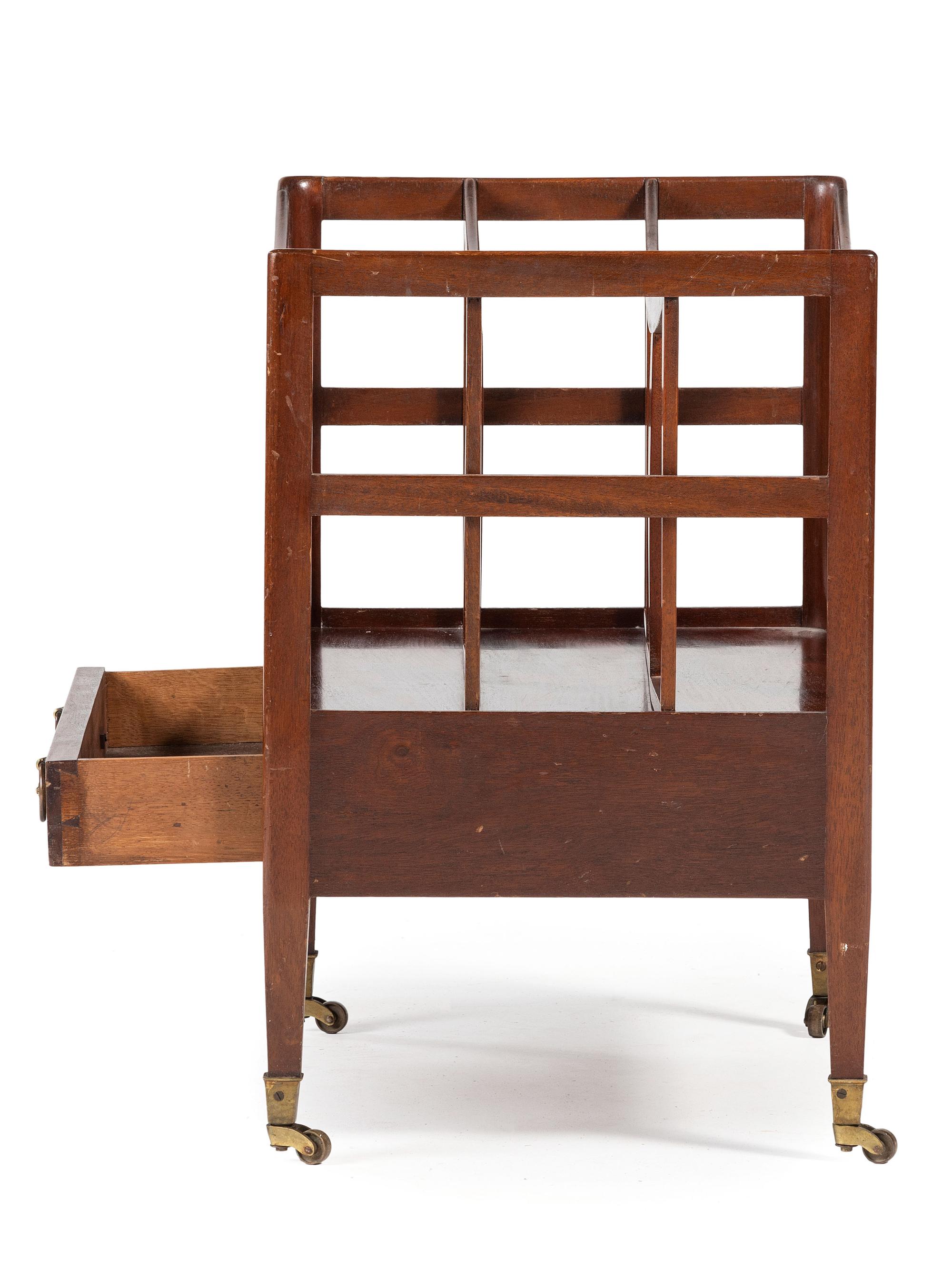 A Federal Mahogany Canterbury