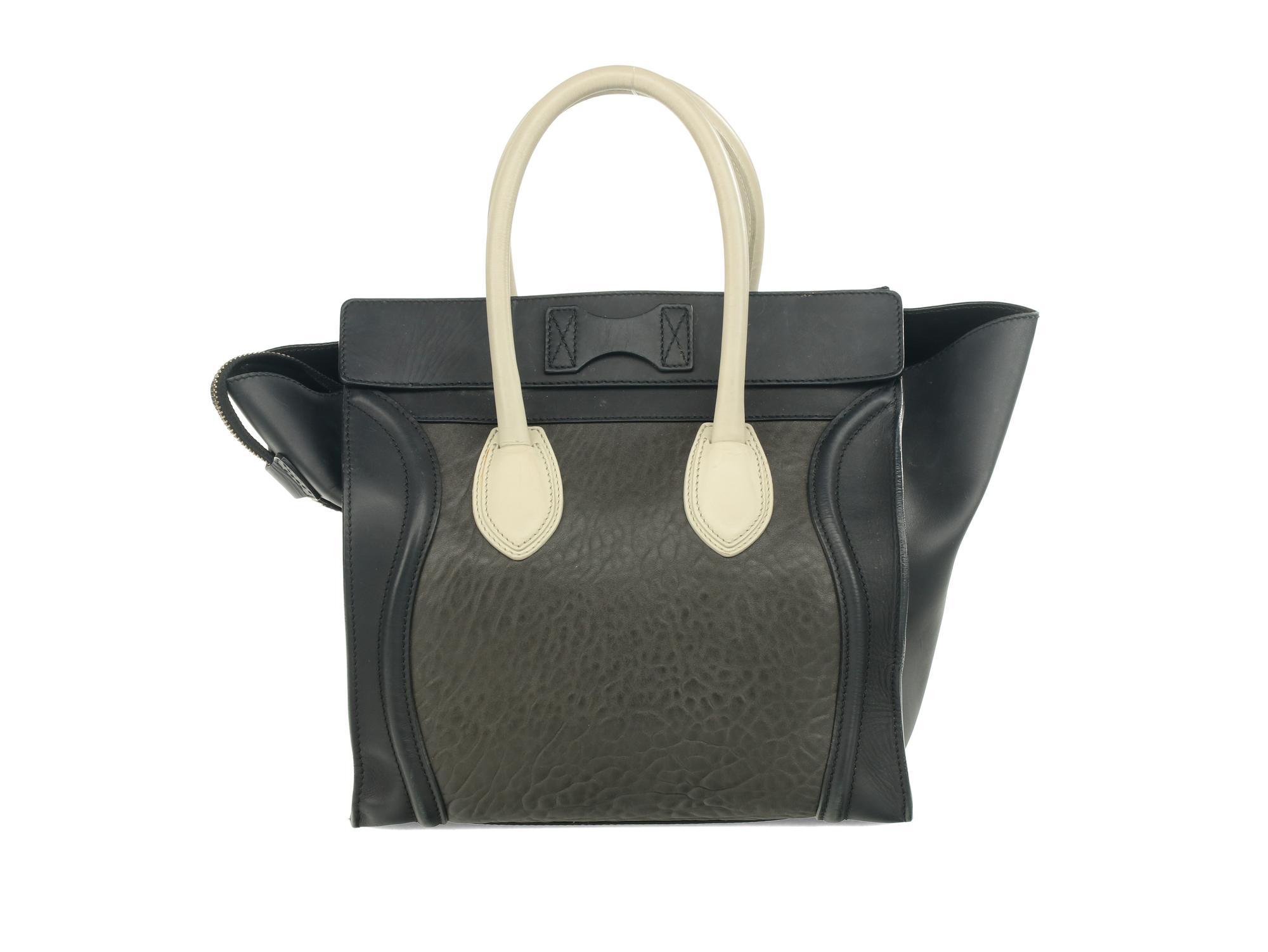 Céline Tri-Color Luggage Tote