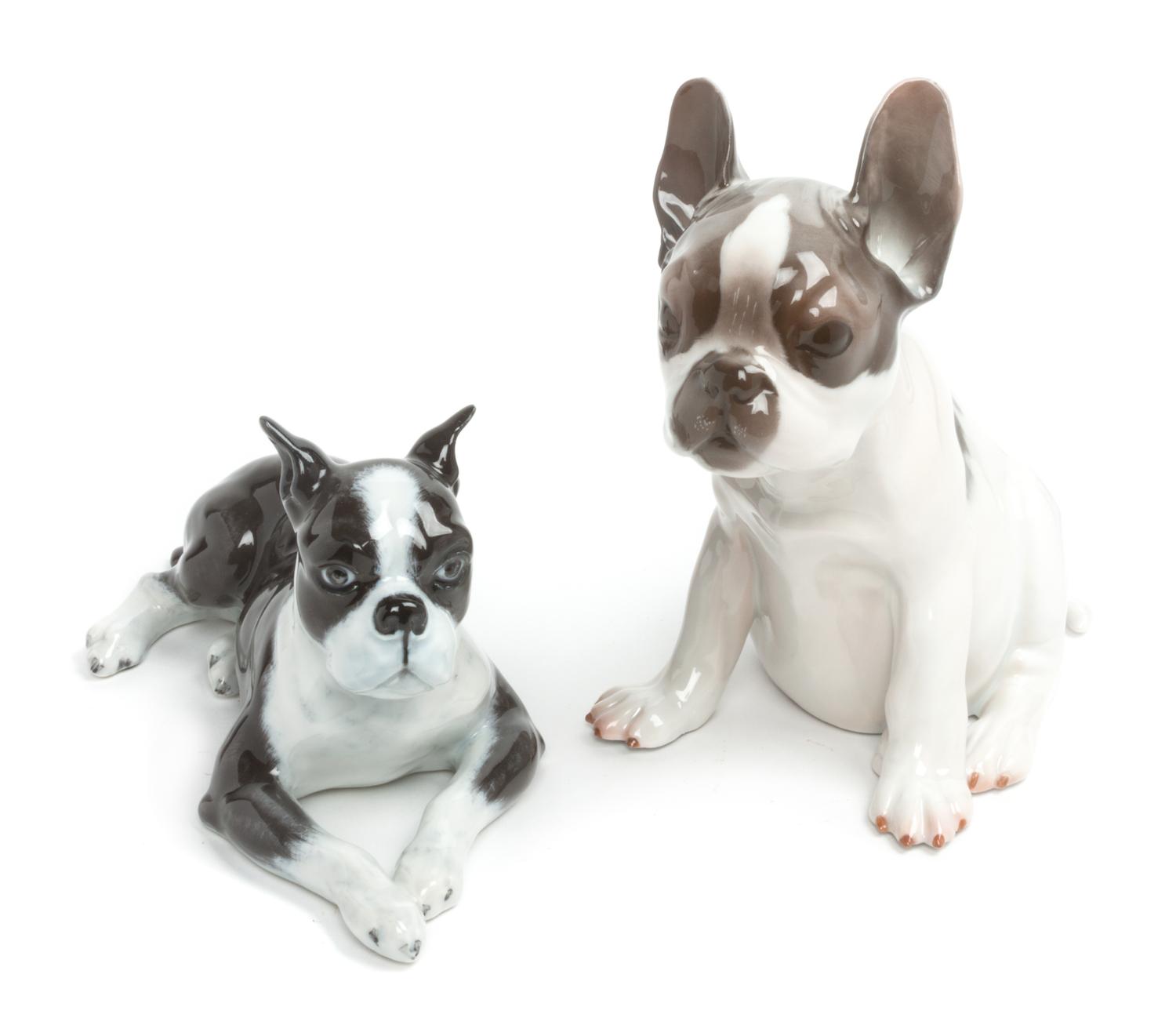 Two Rosenthal Porcelain Figures Width of widest 9 inches. — 20TH CENTURY