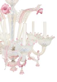 A Murano Glass Six-Light Chandelier