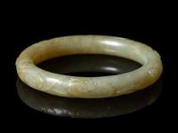 A Chinese Celadon Jade Bangle