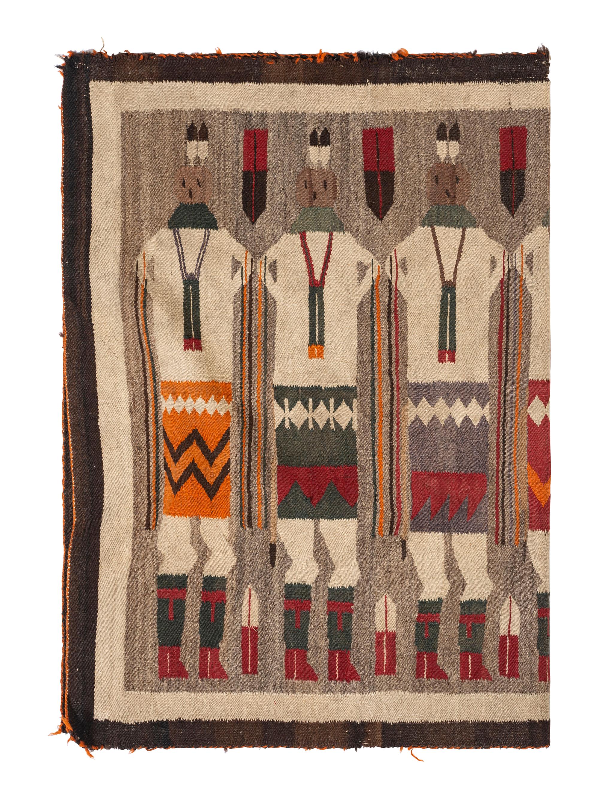 Navajo Yeibichai Weaving / Rug