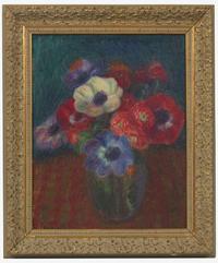 William Glackens (American, 1870-1938) - Anemones