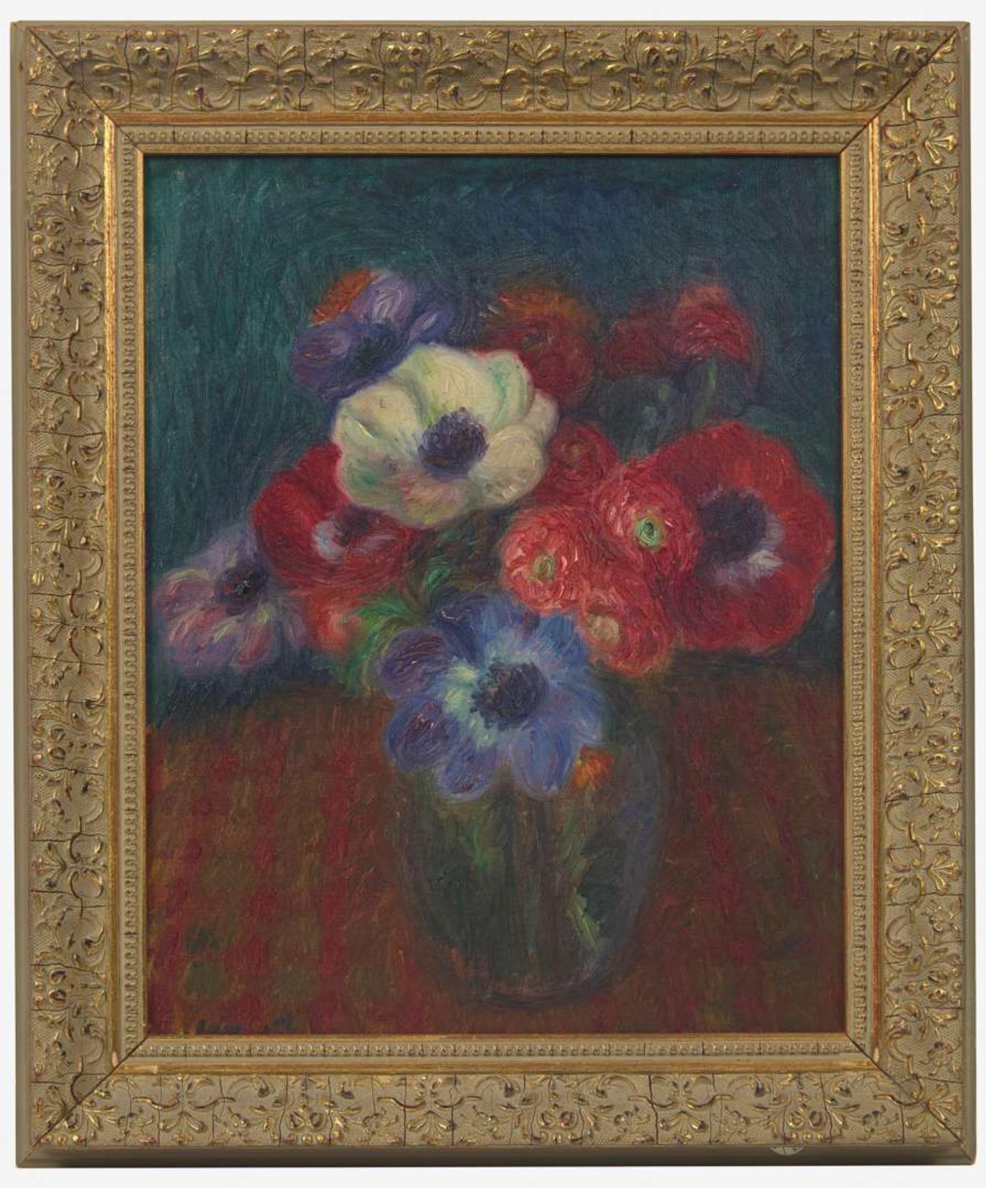 William Glackens (American, 1870-1938) - Anemones
