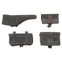 Group of Indian War Era US Leather Accoutrements