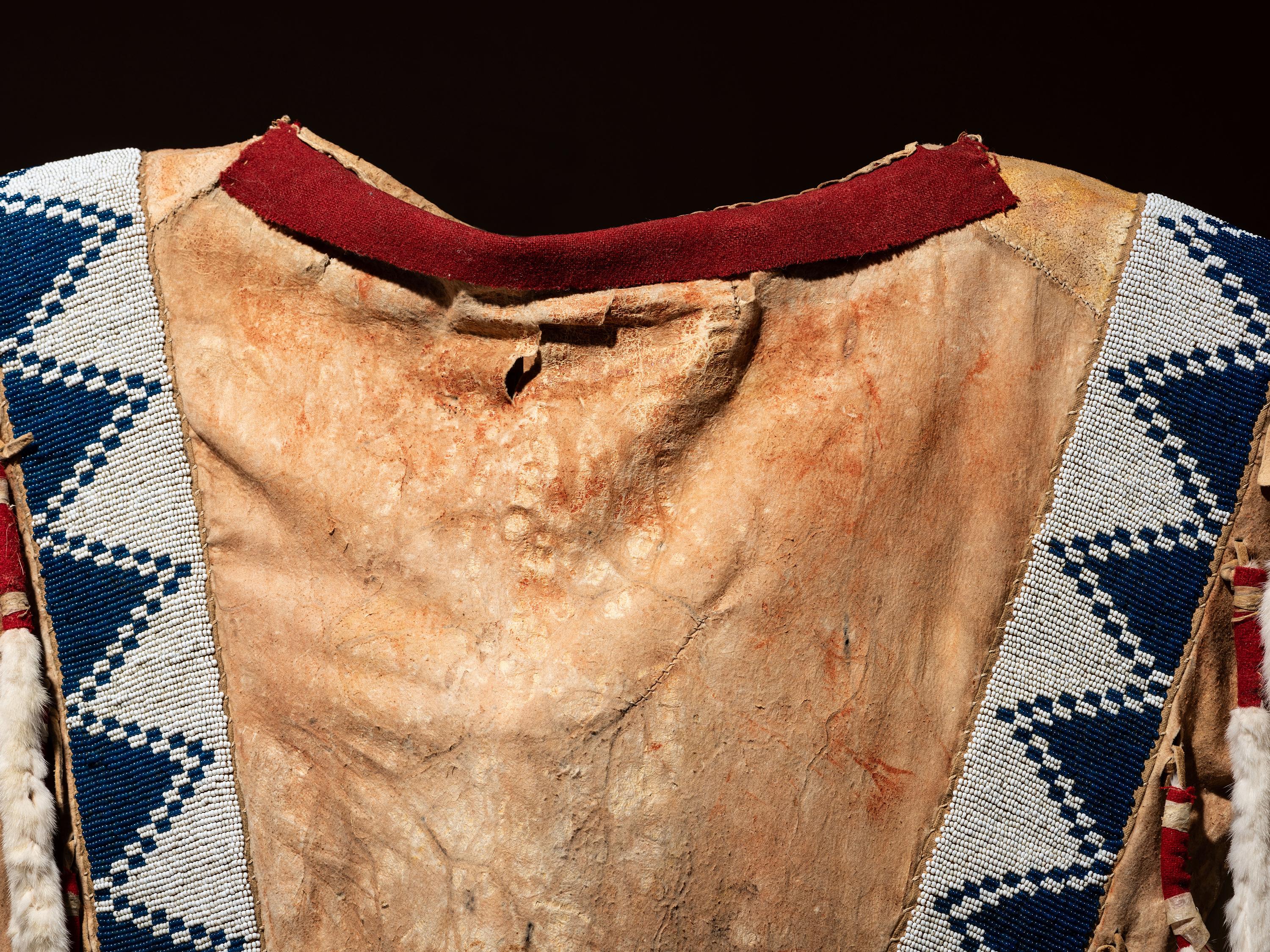 Blackfeet Beaded Hide Shirt