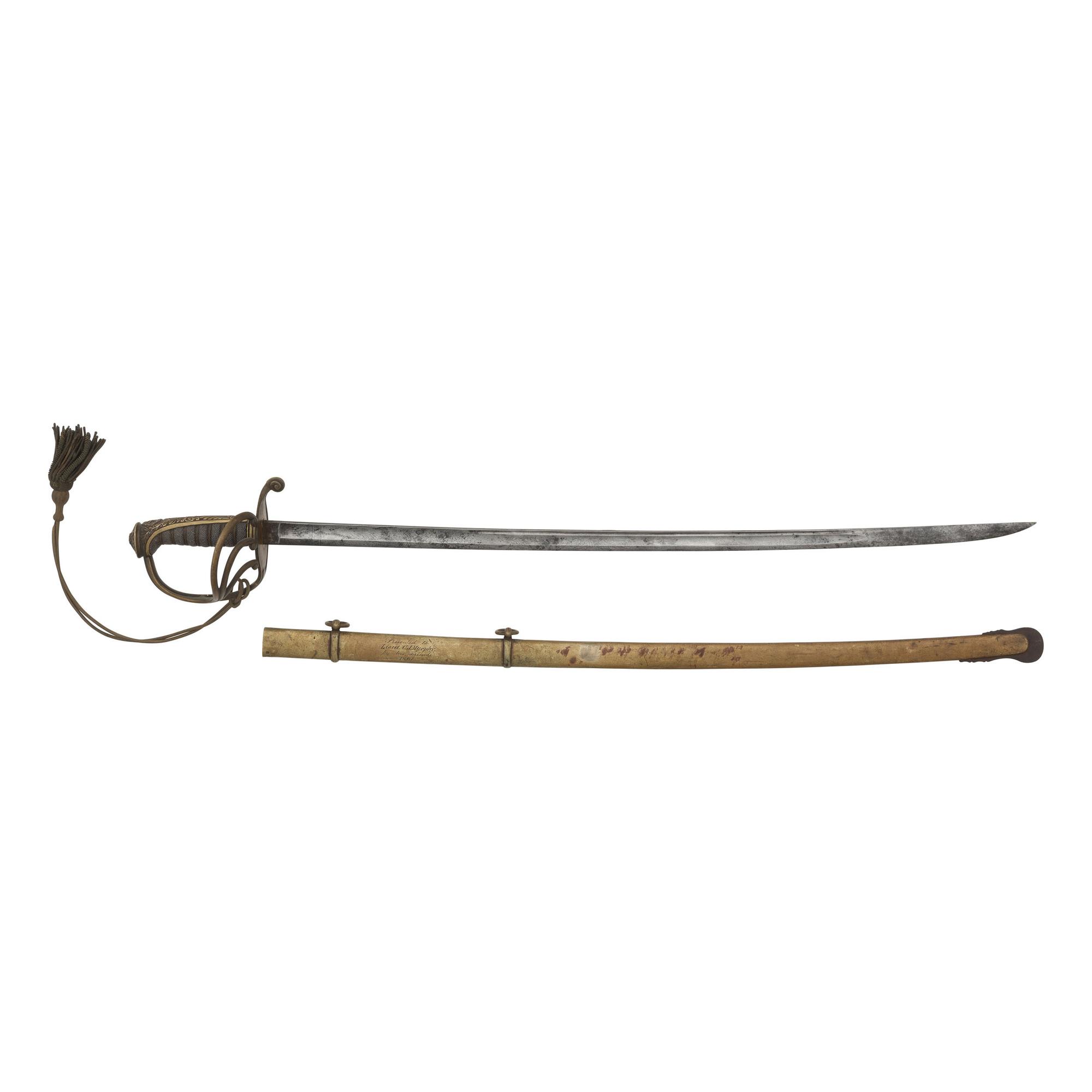 Non-Regulation Officer's Sword Presented to Lt. Charles J. Murphy - 38th New York Infantry - POW at Bull Run and Medal of Honor Recipient
