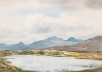 Mountain Landscape with Pond