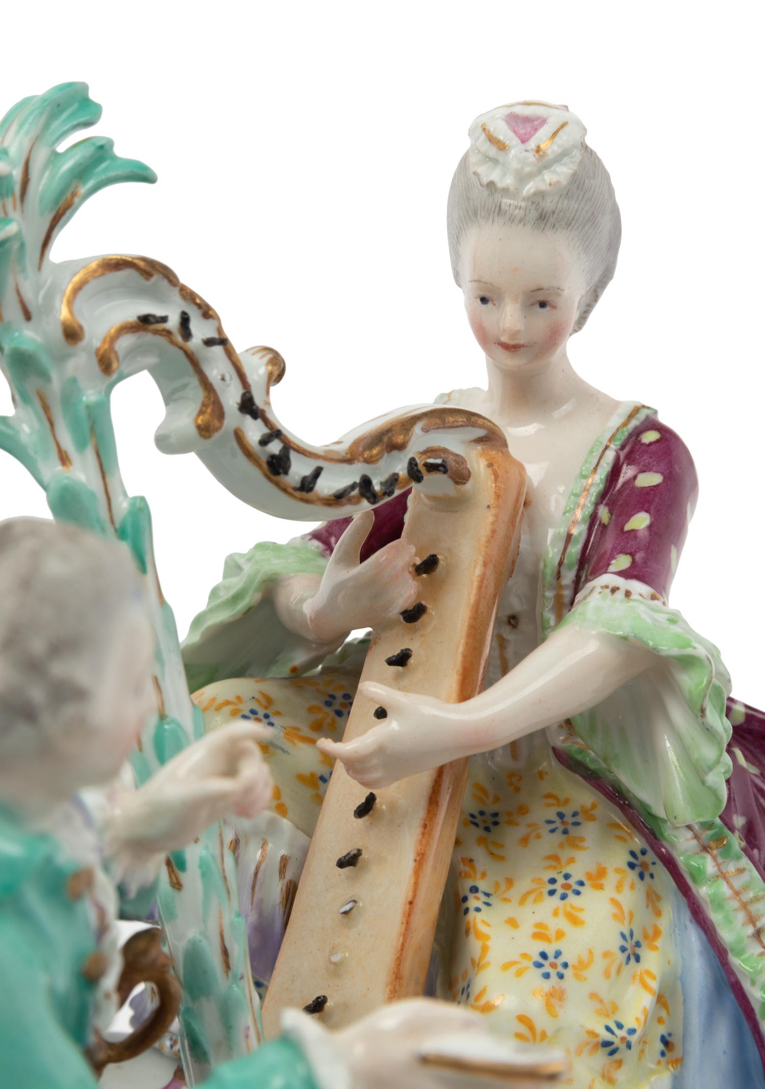 A Meissen Porcelain Figural Group