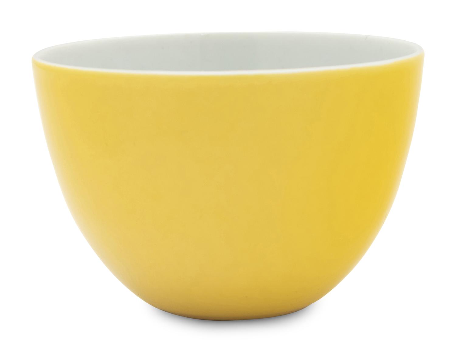 A Chinese Yellow Glazed Porcelain Cup