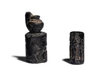Two Near Eastern Hematite Cylinder Seals