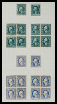 A Collection of United States Regular Issue Stamps — 1902-1912