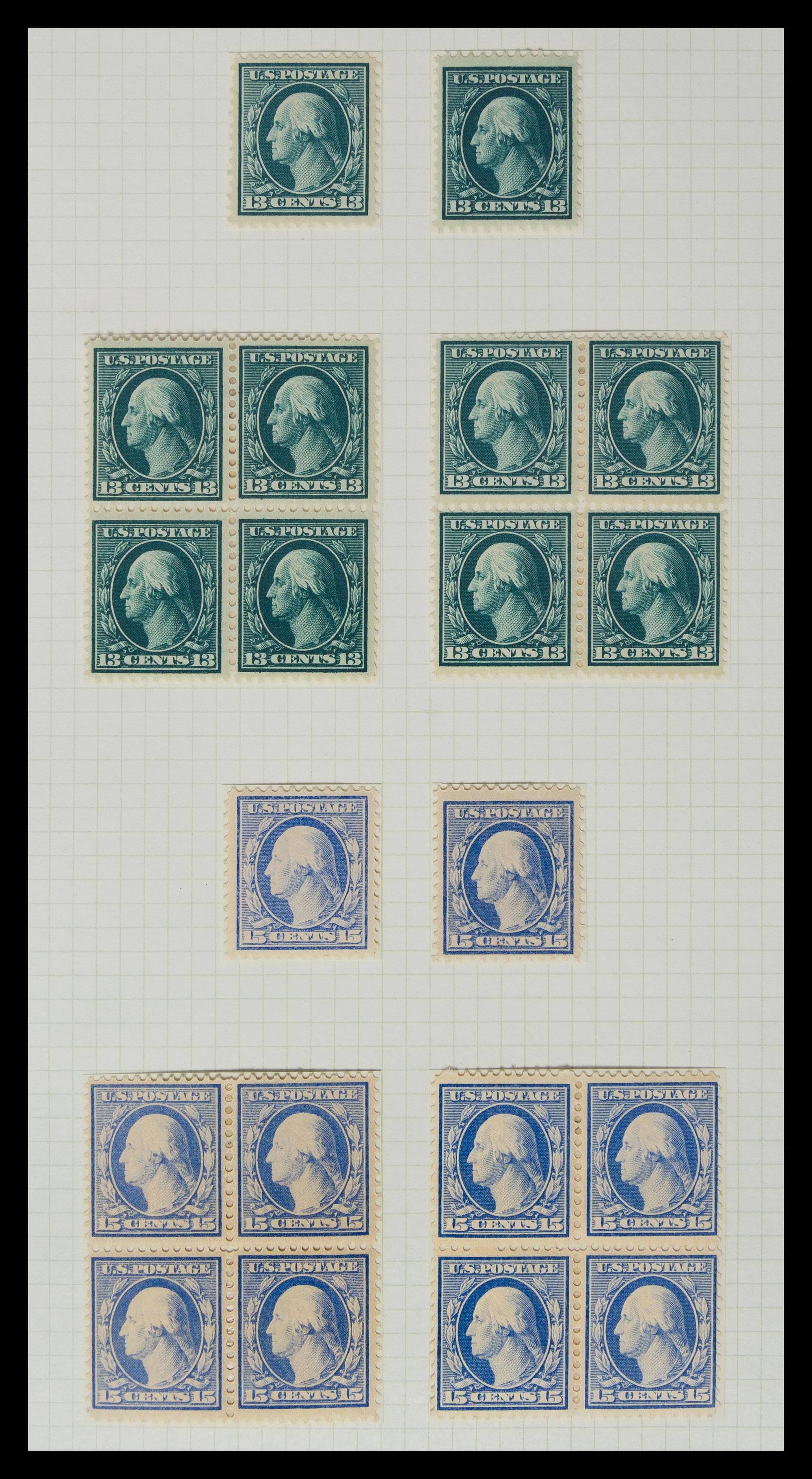 A Collection of United States Regular Issue Stamps — 1902-1912