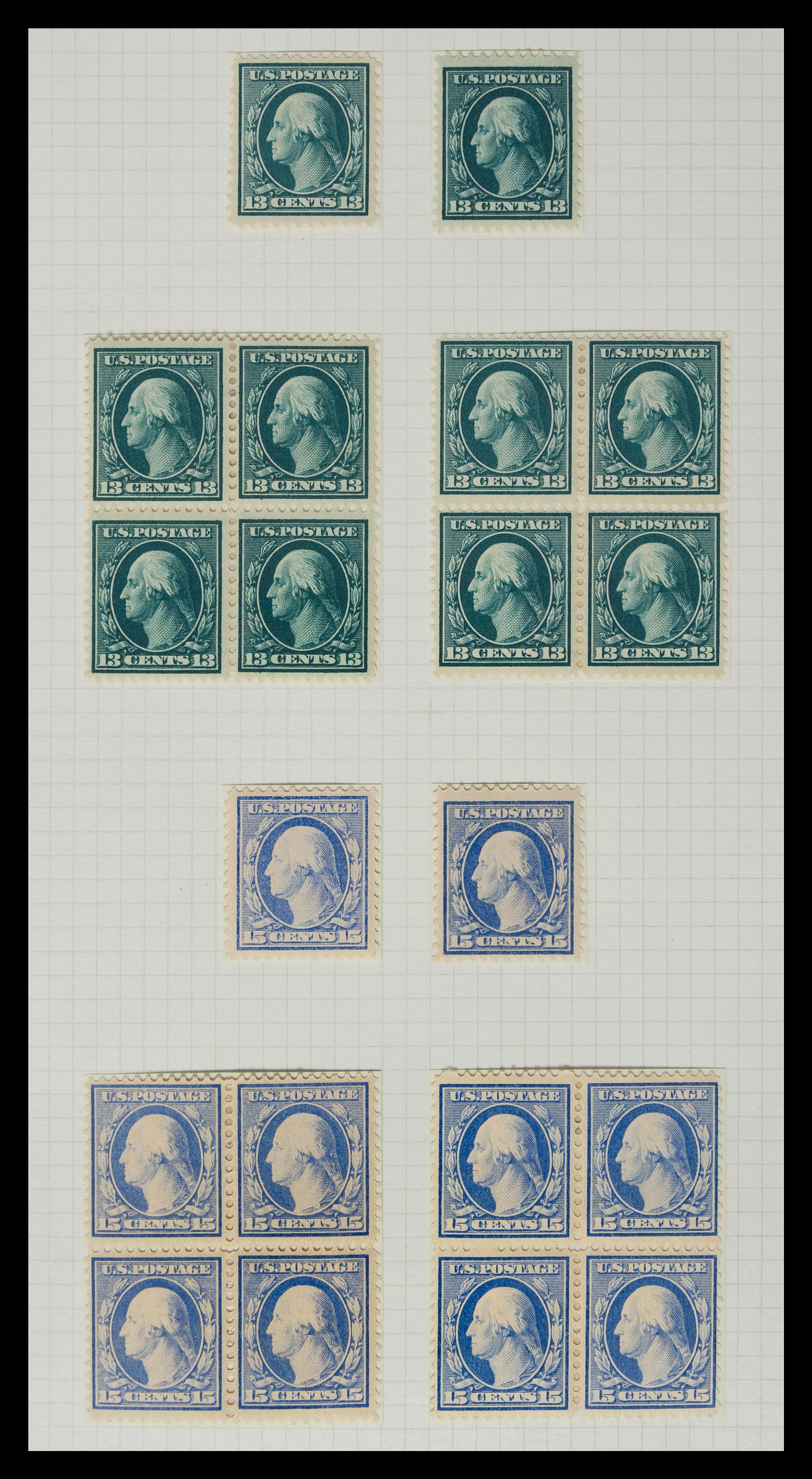 A Collection of United States Regular Issue Stamps — 1902-1912