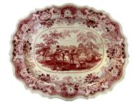 Group of Staffordshire transfer-printed tablewares first half 19th century
